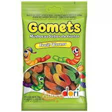 BALA DE GOMA GOMETS MINHOCA 150G