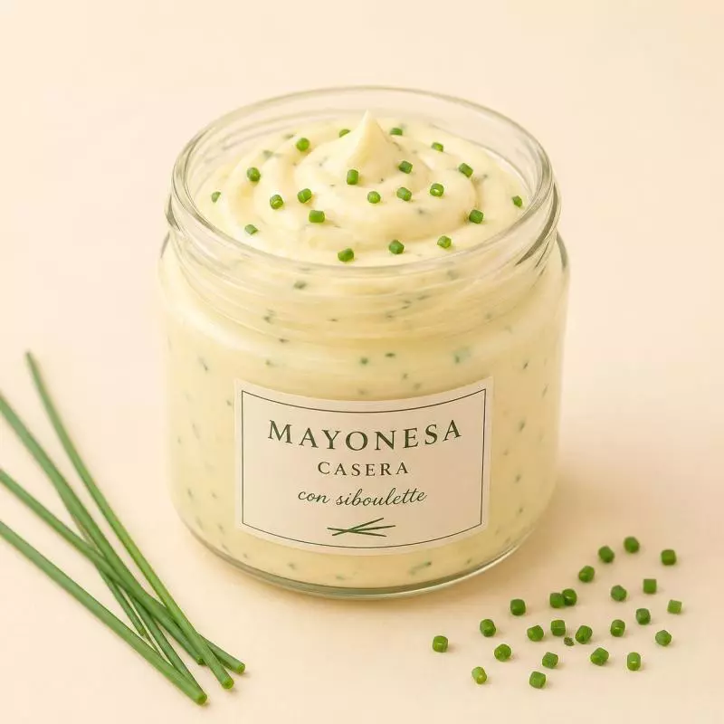 Mayonesa con ciboulette