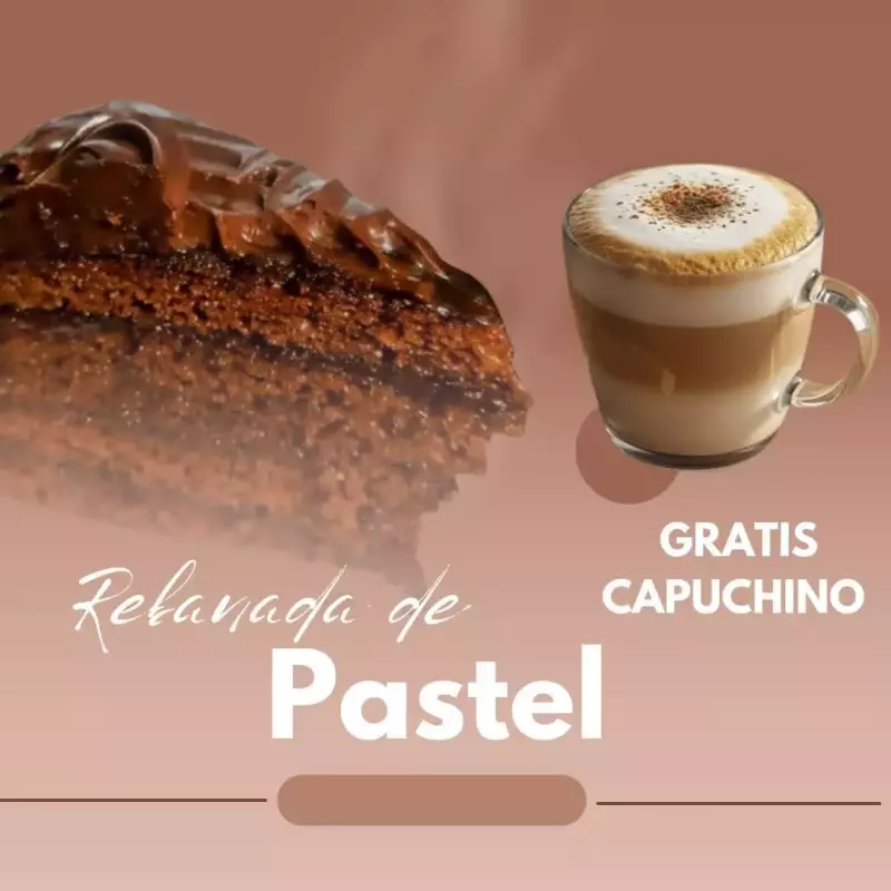PASTEL GRATIS CAPUCHINO