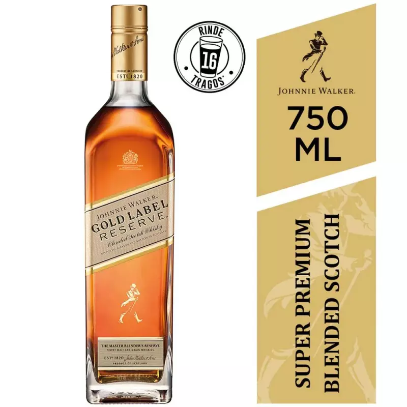 JOHNNIE WALKER GOLD LABEL 750ML