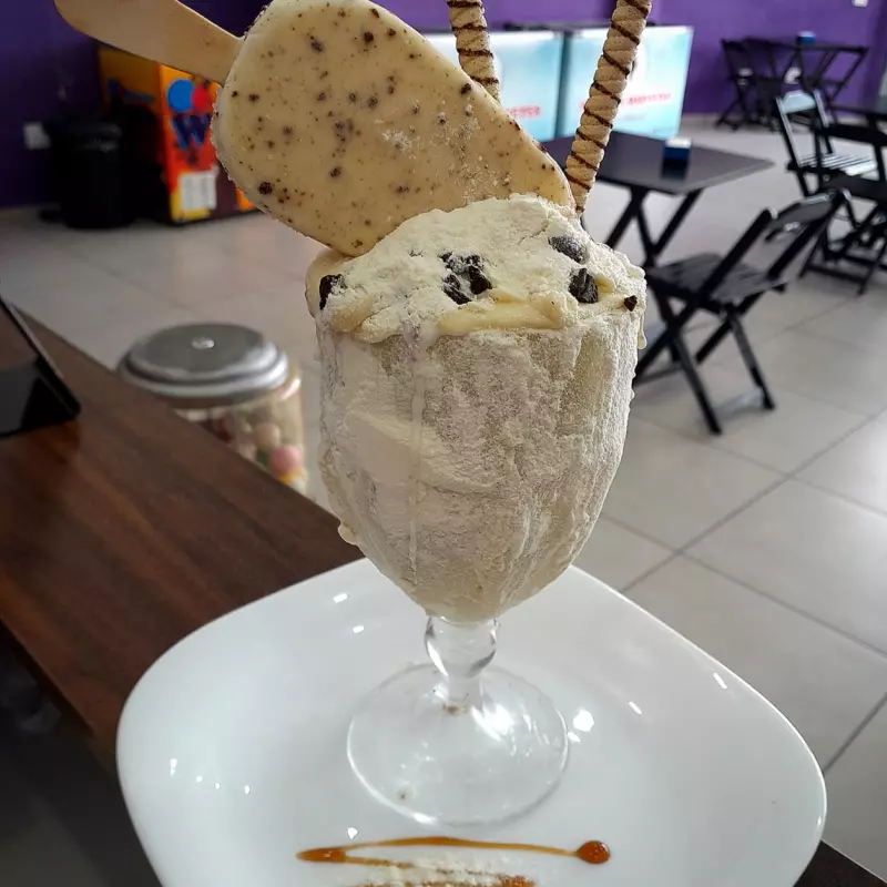 Taça ninho com cokies