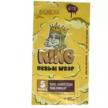 KING BLUNT HERBA WRAP BAUNILIA