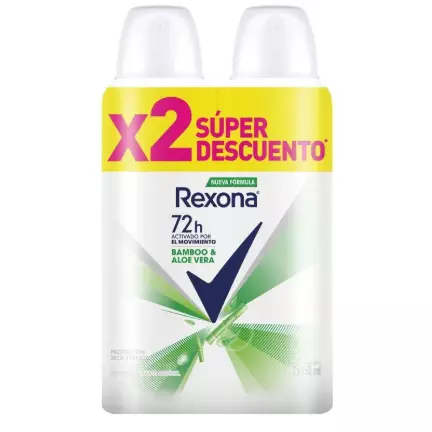 2 DESOD. REXONA Bamboo x2und 150ml
