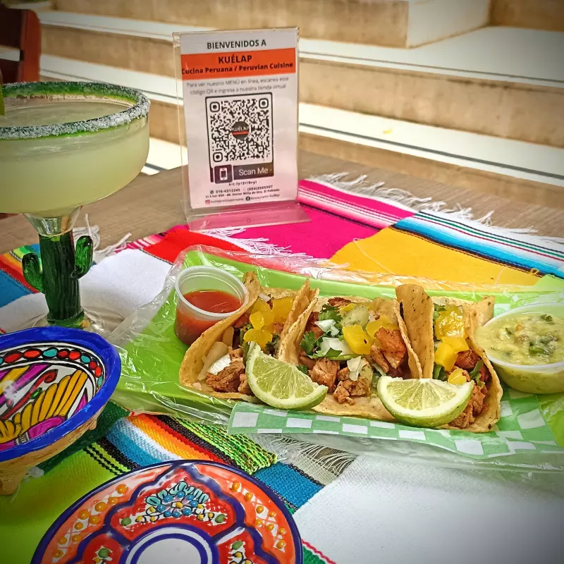 Tacos al pastor x 3