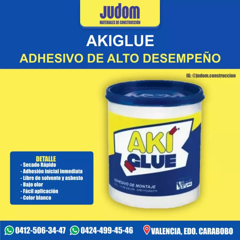 PEGA AKIGLUE 1/4 GALON 1.4 kg.