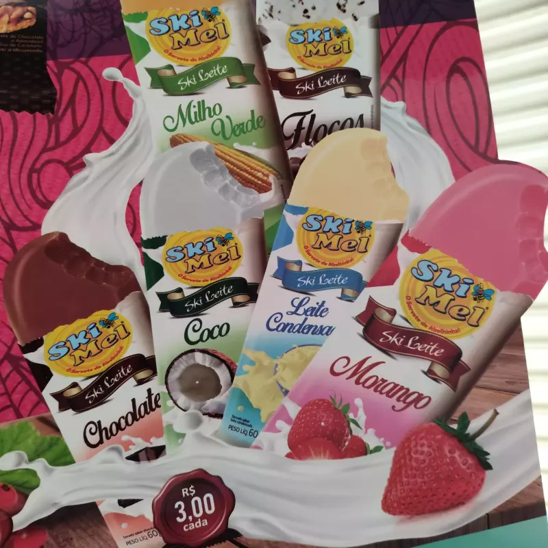 Ski Leite chocolate, coco,