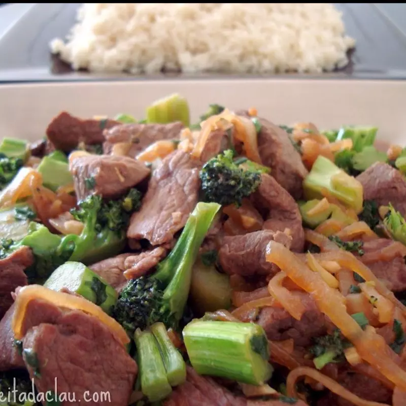 Carne com Legumes com arroz