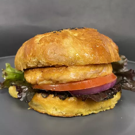 Hamburguesa de Salmón