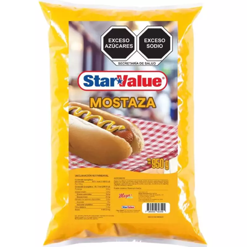 BOLSA MOSTAZA STAR VALUE 950GR