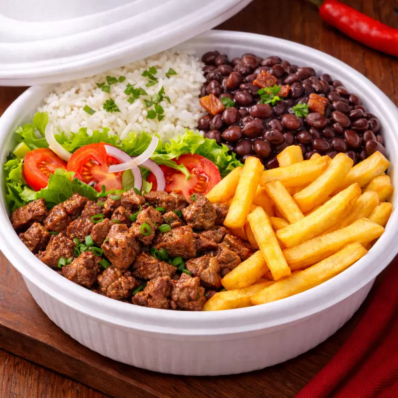 Contra filé acebolado