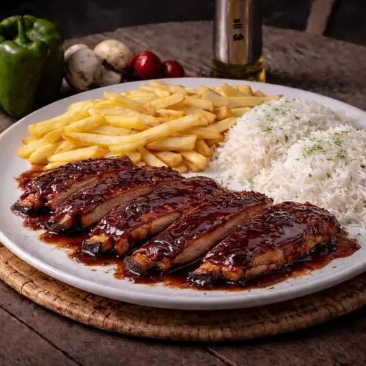 Costillas ahumadas BBQ