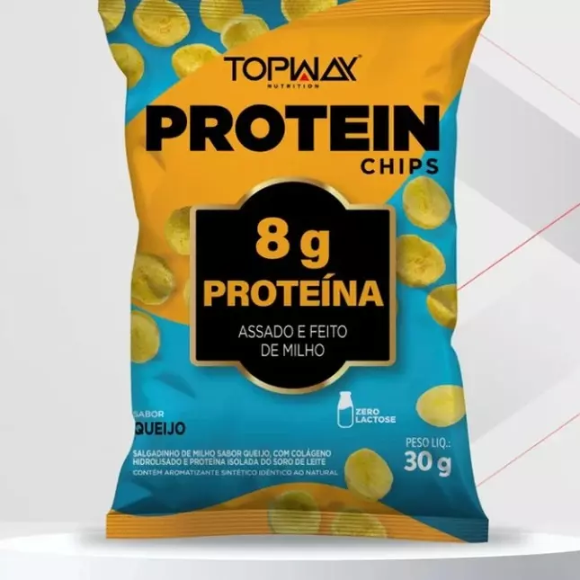 Chips de milho Proteíco Queijo