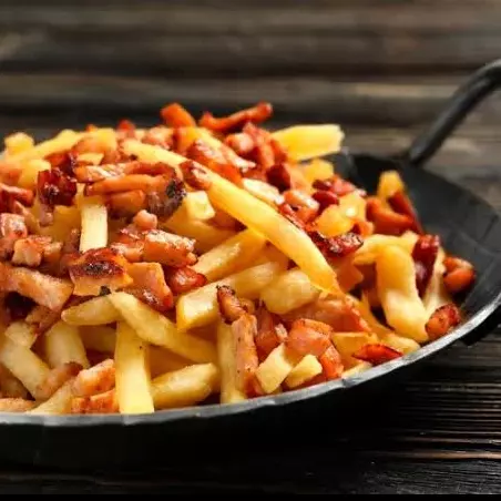 Batata com calabresa