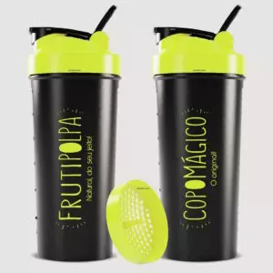 Copo Mágico 600ml. Preto | Amarelo