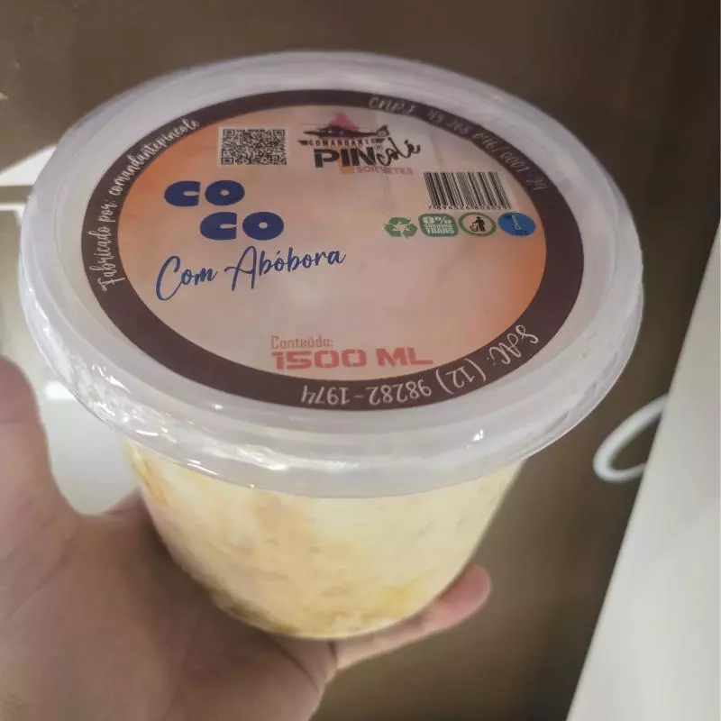 COCO COM ABÓBORA DE 1,5 LITROS