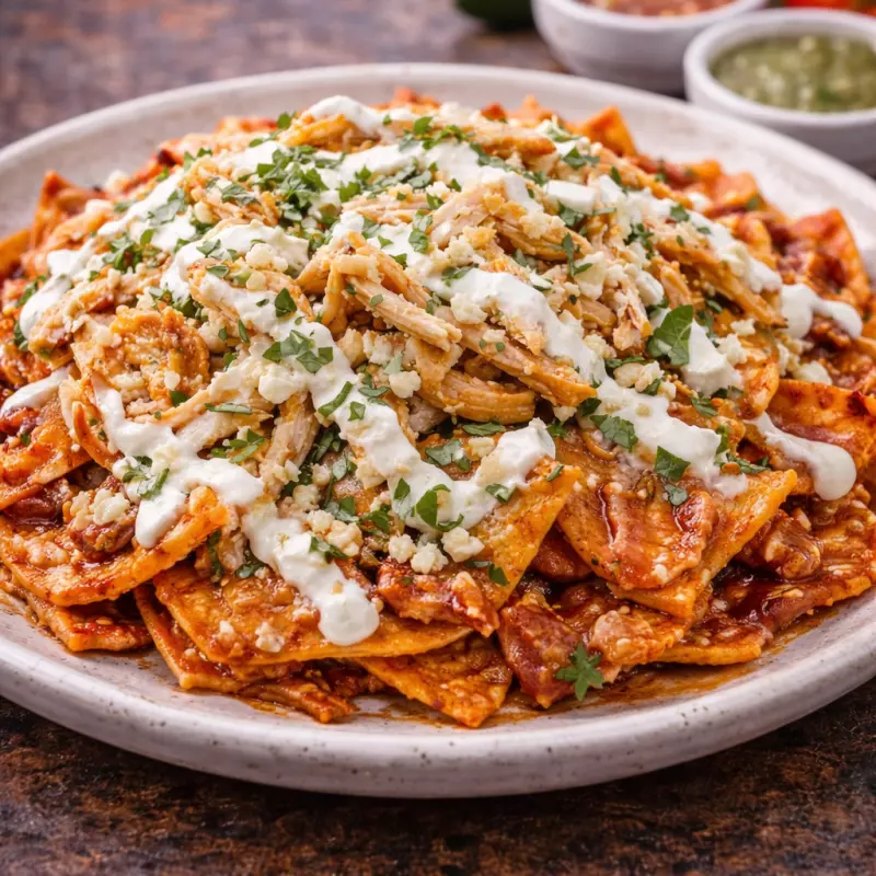 (GL) Chilaquiles "Fuego Rojo"