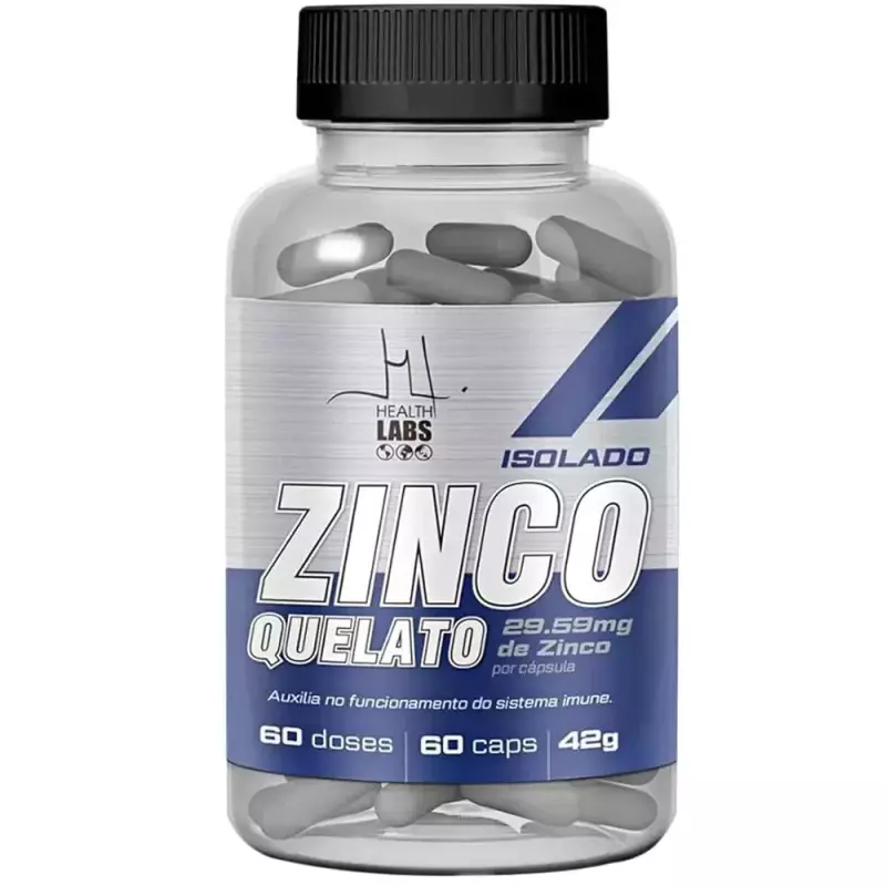 ZINCO QUELATO HEALTH LABS 60 CAPS