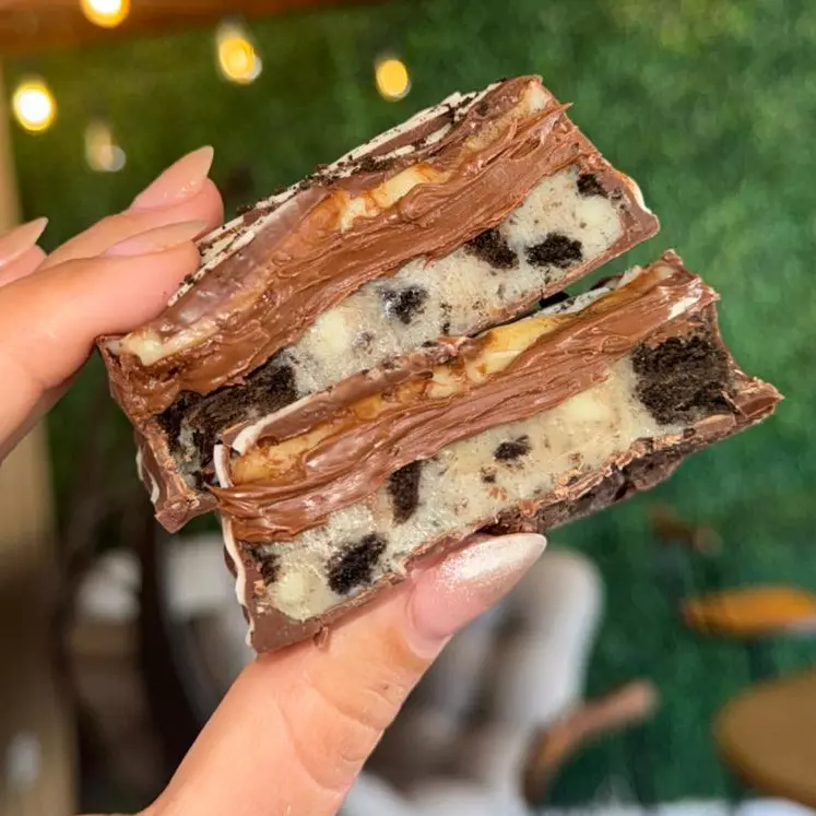 Palha oreo com nutella