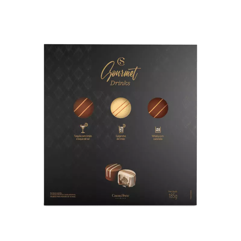 Caixa gourmet drinks 185g