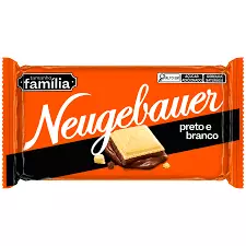BARRA CHOC PRETO/BRANCO NEUGE 130G