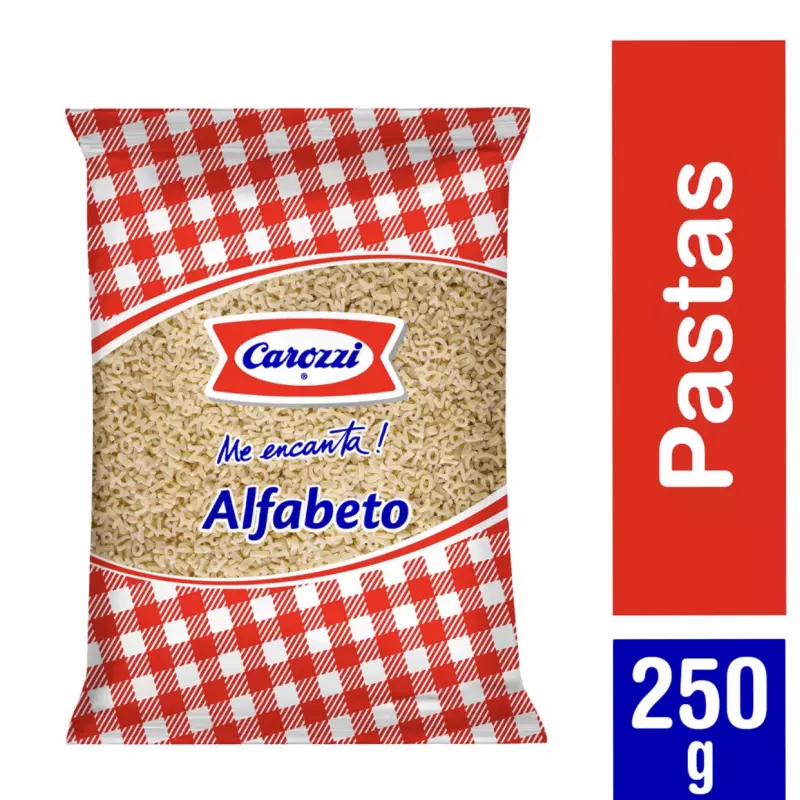 Pasta Carozzi alfabeto