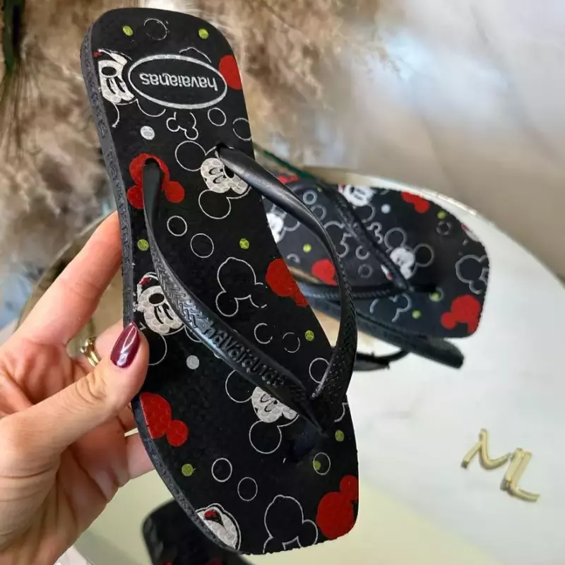 Fem  silk mickey preta