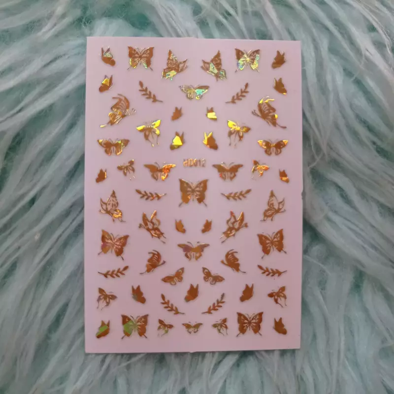 Calcomanía dorada (HD012)