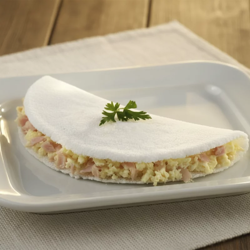 Tapioca recheada 2 sabores