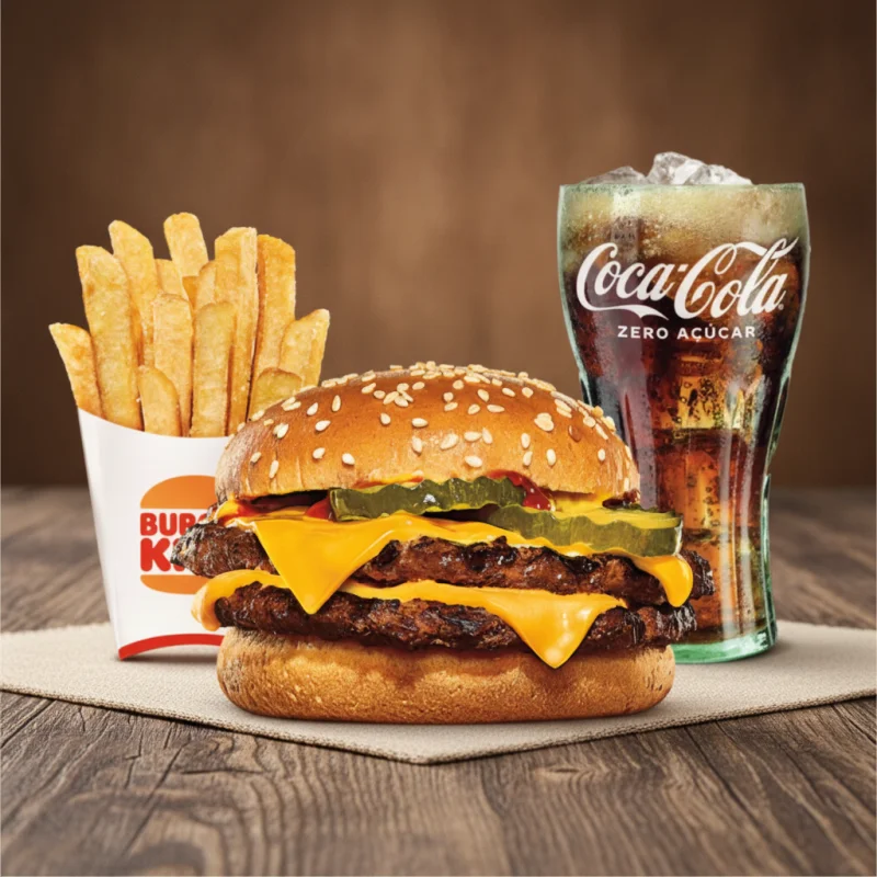 MENU DOUBLE CHEESEBURGER