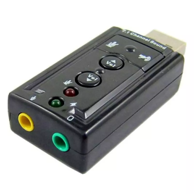 PLACA DE SOM USB EXBOM 7.1 USOM-10