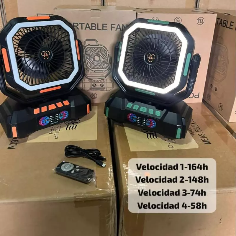 VENTILADOR RECARGABLE F22 40,000MAH