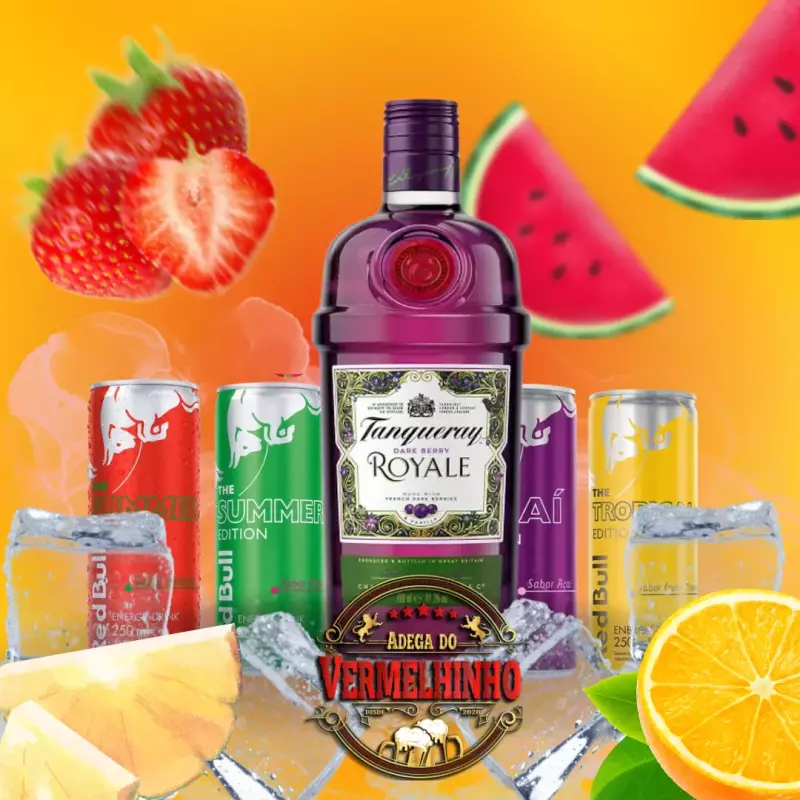 COMBO GIN TANQUERAY ROYALE C/REDBULL