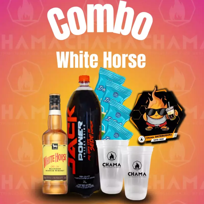 Combo White Horse (Cavalo Branco)
