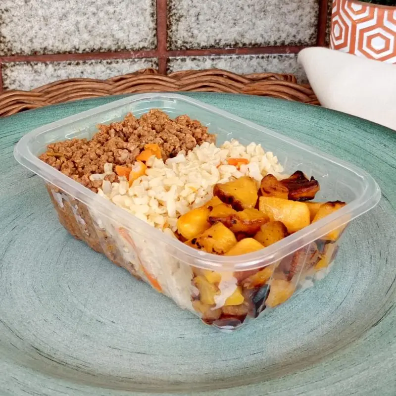 Mounjaro carne e banana da terra