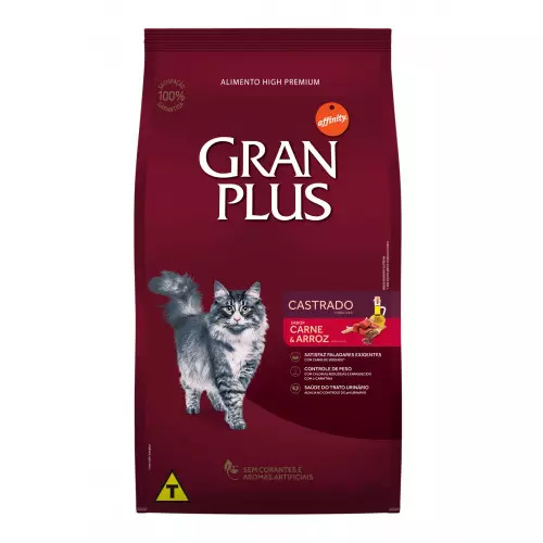 GRAN PLUS CASTRADO CARNE Y ARROZ