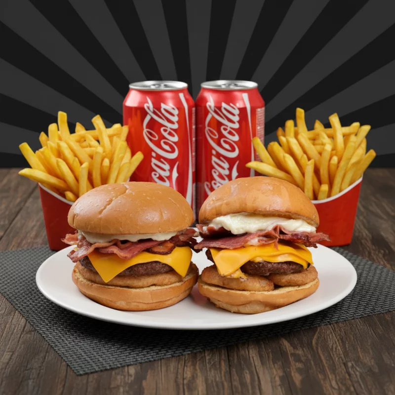 2 Onion + 2 Batatas + 2 cocas 350ml