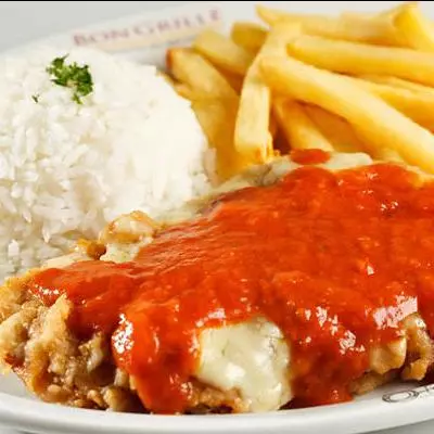 Bife a parmegiana