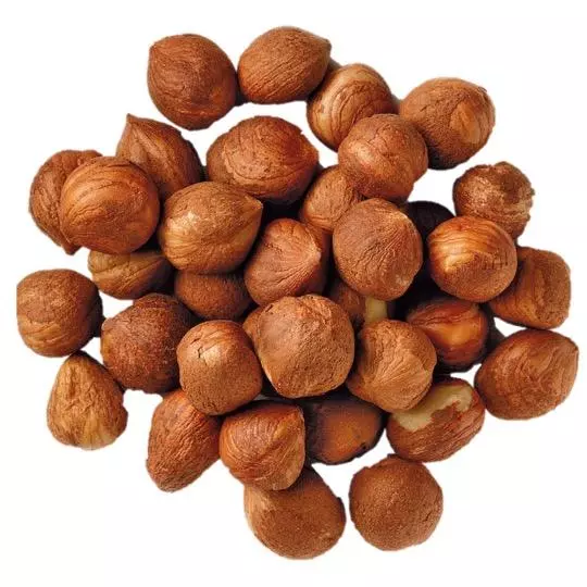 Avelã crua sem casca