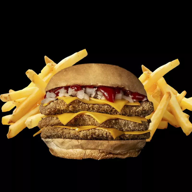 MilaBurger Royal + Papas Fritas
