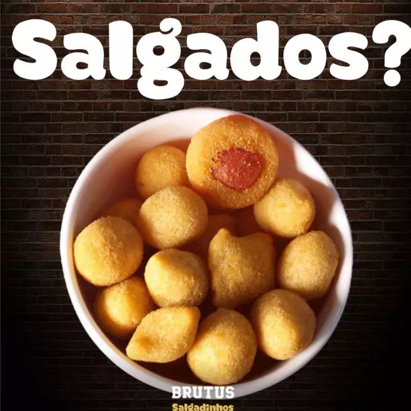 100 Mini Salgados de Festa C/ Kibe