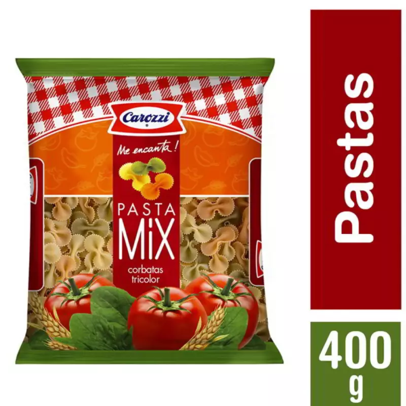 Corbatas tricolor Carozzi 400grs