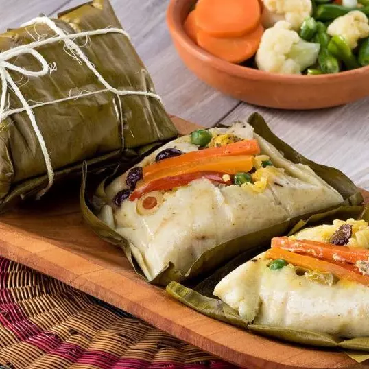 Tamales vegetarianos Ayurvédicos