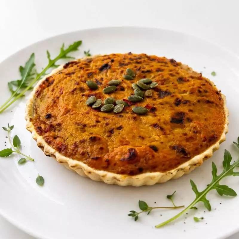 Tarta individual calabaza