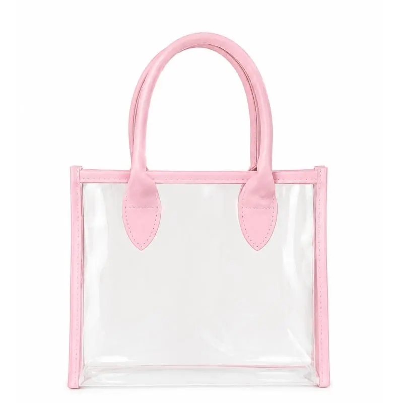Bolsa pvc borde cuero