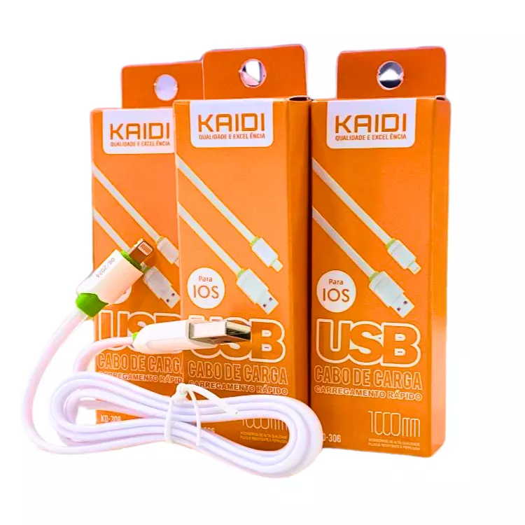 CABO KAIDI USB LIGHTINING 1M KD-306