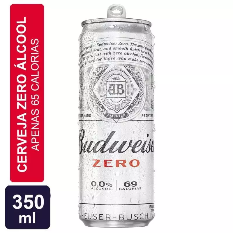 Budweiser Zero Lata 350ml