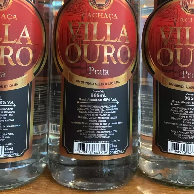 CACHAÇA VILA OURO PRATA