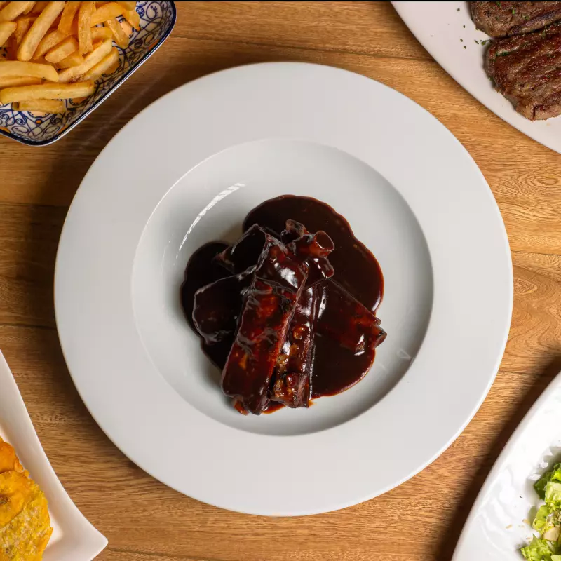 Cerdo - Costilla en Salsa BBQ