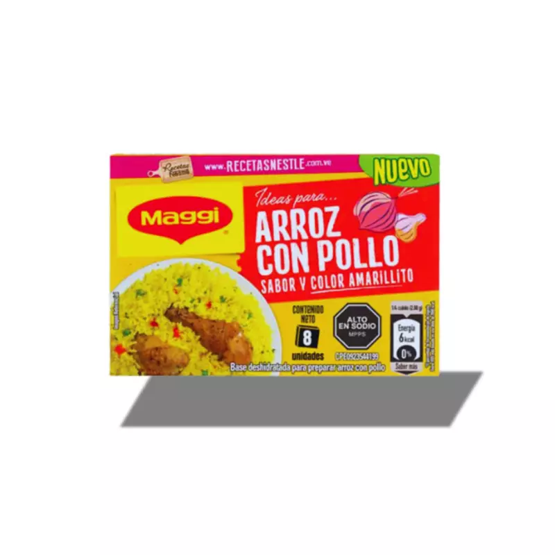 CUBITO MAGGI DE ARROZ CON POLLO 1*8