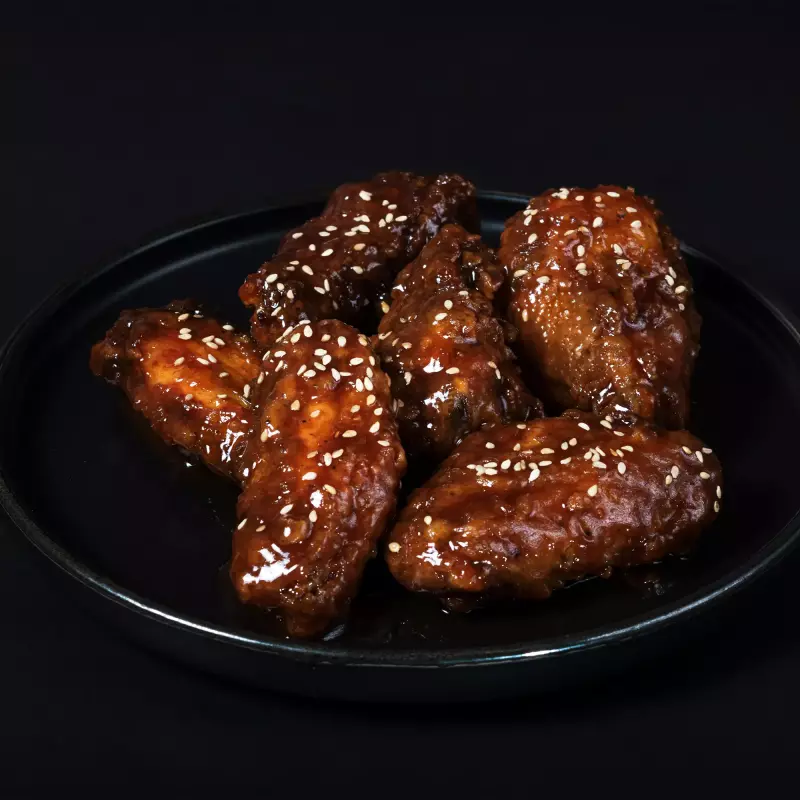 ALITAS A LA BBQ PICANTE